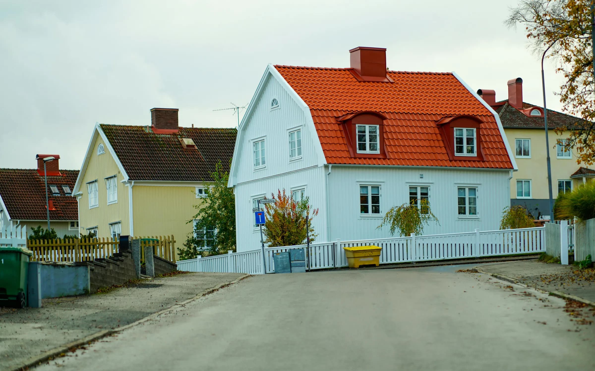 Rene, velholdte tak på skandinaviske hus